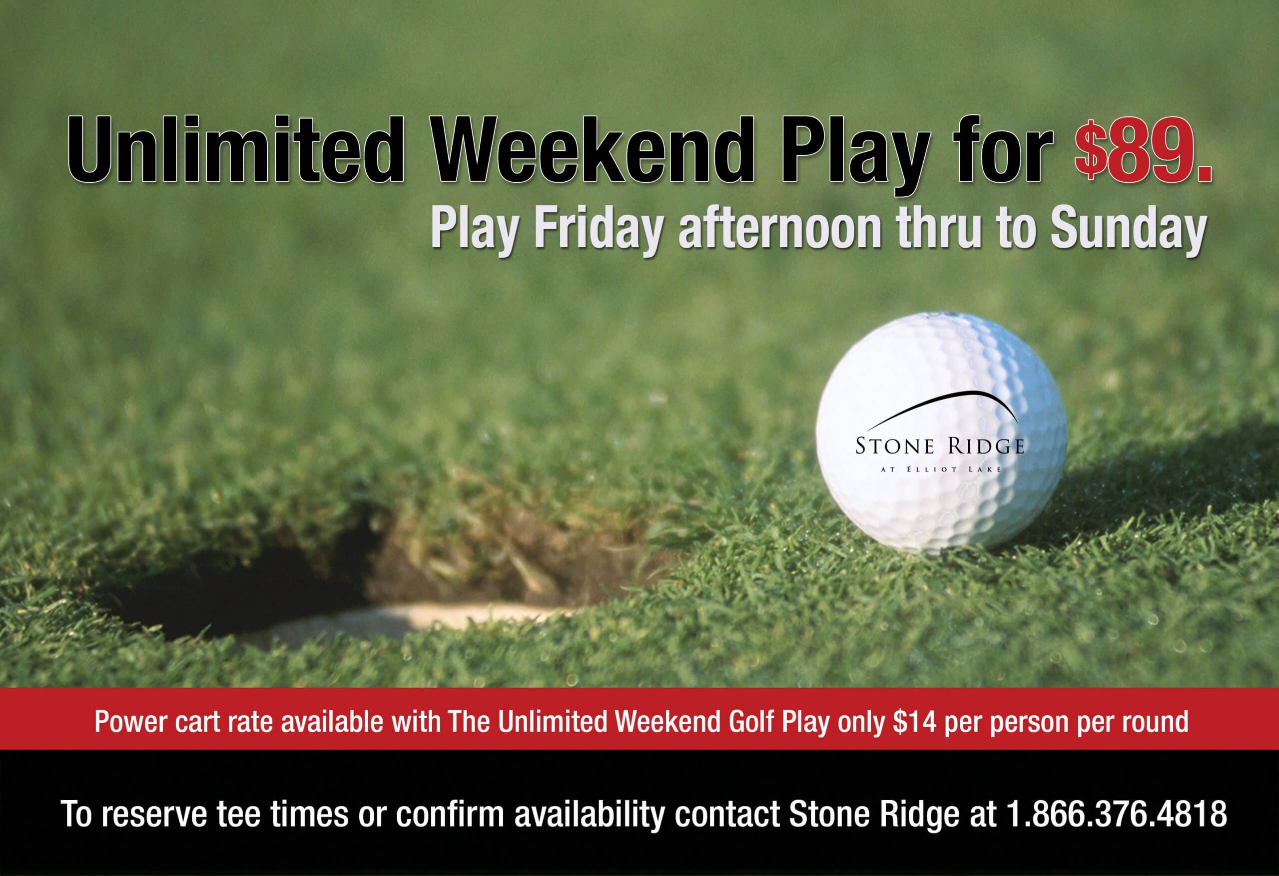 unlimited golf for $89